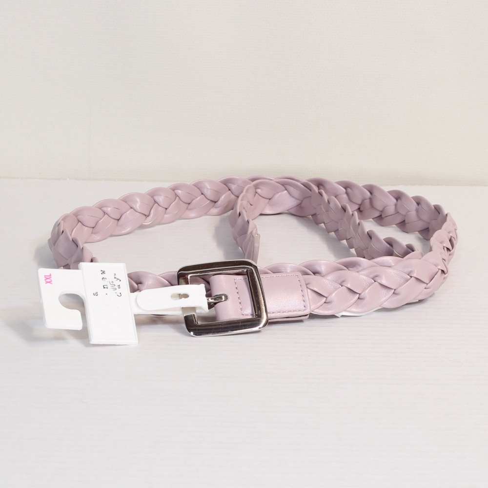 A New Day Pink Braided Belt NWT